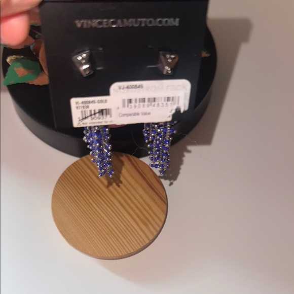 Vince Camuto Blue and Silver Dangle Earrings - Picture 4 of 12